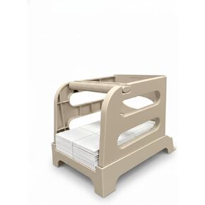 حامل رول الملصقات الخارجي 3nStar للملصقات الحرارية 4x6 | يدعم طابعات الملصقات المكتبية | حامل قائم بذاته للملصقات والملصقات القابلة للطي على شكل مروحة in Kuwait