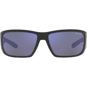 ARNETTE Man Sunglasses Matte Black Frame, Dark Grey Lenses, 64MM in Kuwait
