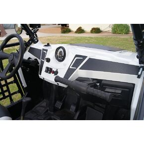 Decal Concepts Carbon Fiber Dash Graphic Kit - Fits Polaris RZR Xp 900 / RZR 800 in Saudi Arabia