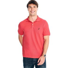 Nautica Men's Classic Fit Short Sleeve Solid Soft Cotton Polo Shirt in Saudi Arabia