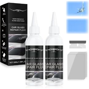 2Pcs Windshield Crack Repair Kit, 2026 New Car Windshield Cracks Gone Glass Repair Liquid Kit for Quick Fix Windshields, Windows, Mirrors, 50ml/1.69fl.oz in Kuwait