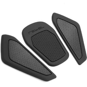 Motorcycle Tank Pad Sticker Gas Oil Fuel Tank Pad Decal Anti-Slip Protector for Honda Rebel 1100 CMX1100 CMX 1100 2021-2025 (Black) in Kuwait