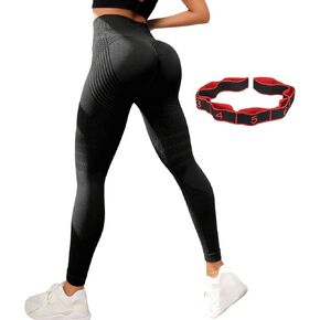 Resistance Band Leggings for Women, 3D Anti Cellulite Compression Leggings, Butt Lifting Tummy Control in Saudi Arabia