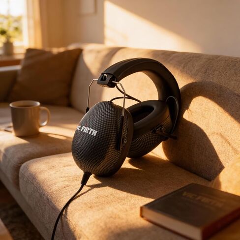 سماعات رأس Vic Firth Bluetooth المعزولة - حزمة حمراء مع نصائح للتمرين وقماش تلميع Austin Bazaar in Saudi Arabia