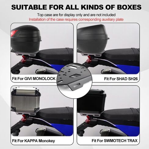 رف الأمتعة Xitomer متوافق مع V-Strom 650 XT DL650 2017-2025 & V-Strom 1050 DL1050 2020-2025 & V-Strom 1000 / DL1000 2014-2019 رف الأمتعة الخلفي للدراجة النارية in Kuwait