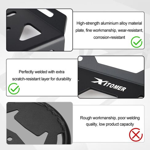 رف الأمتعة Xitomer متوافق مع V-Strom 650 XT DL650 2017-2025 & V-Strom 1050 DL1050 2020-2025 & V-Strom 1000 / DL1000 2014-2019 رف الأمتعة الخلفي للدراجة النارية in Kuwait