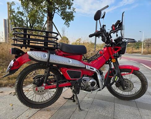 صالح هوندا CT125 Trail 125 هنتر شبل 125 (19-UP) دراجة نارية الخلفية رف أمتعة ناقل البضائع تخزين دعم الرف قوس الذيل حامل in Kuwait