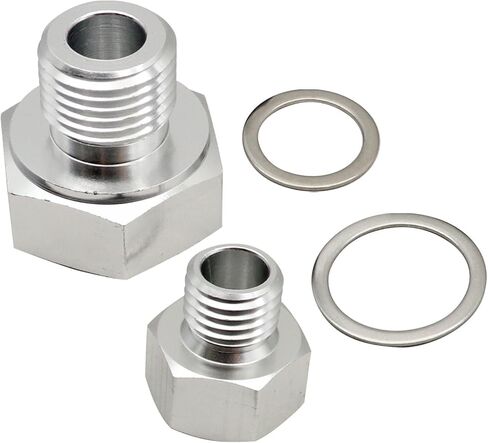 For LS1 4.8 5.3 6.0 Swap M12 M16 Oil Pressure Coolant Temp Gauge Fitting Adapter Genuine For OEM Replacement in Saudi Arabia