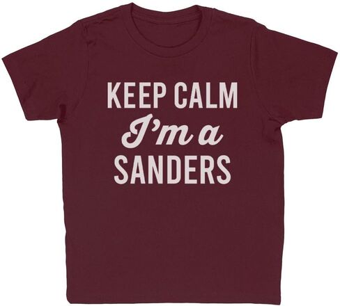 تي شيرت Keep Calm I'm a Sanders Kids تي شيرت شبابي in Saudi Arabia