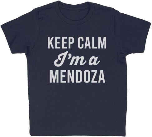 تي شيرت Keep Calm I'm a Mendoza Kids تي شيرت شبابي in Kuwait