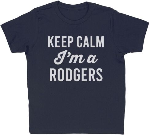 تي شيرت Keep Calm I'm a Rodgers Kids تي شيرت شبابي in Kuwait