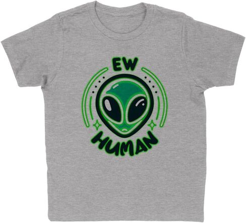 تي شيرت Ew Human Alien للأطفال الشباب in Kuwait