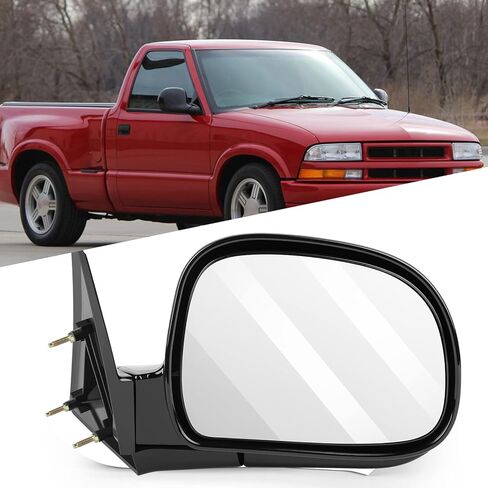 ITOPUP Set Side Mirrors Assembly Fit for 1988-1999 for Chevrolet C1500 C2500 C3500 K1500 K2500 K3500 Suburban Tahoe Manual Fold,Non-heated Manual Smooth Black in Kuwait