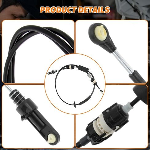 23256076 Automatic Transmission Gear Shifter Cable Compatible with Chevrolet Traverse 2009-2017,for Buick Enclave 2008-2017,Compatible with 2007-2017 GMC Acadia,Replace 20922587 22833771 in Kuwait