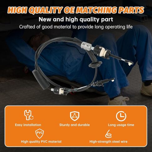 23256076 Automatic Transmission Gear Shifter Cable Compatible with Chevrolet Traverse 2009-2017,for Buick Enclave 2008-2017,Compatible with 2007-2017 GMC Acadia,Replace 20922587 22833771 in Kuwait