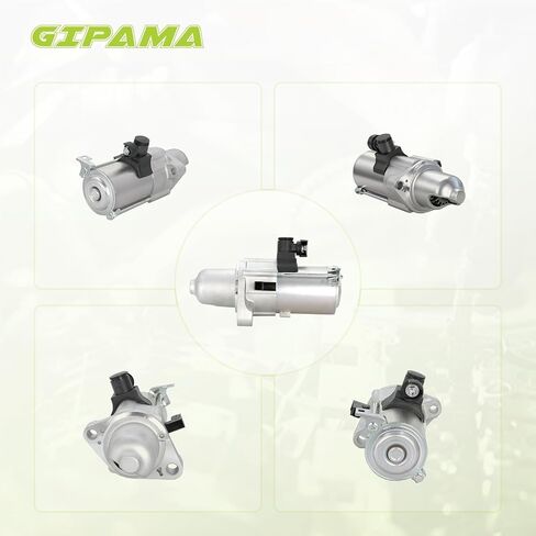 GIPAMA 17728 New Starter for Honda Accord Odyssey Pilot, Acura CL MDX TL, 3.0L 3.2L 3.5L V6 Engine, OE Replacement #06312-P8A-5050,17728N in Kuwait