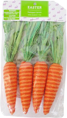 قماش الجوت الربيع وعيد الفصح - 4 قطع - بطول 6 بوصات in Kuwait