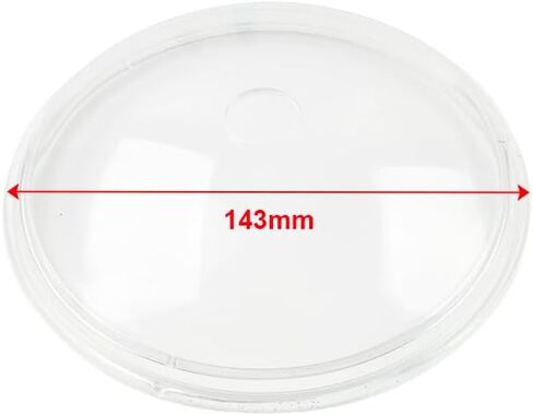 Cnamid5 Motorcycle Headlight 5.75" Lens Glass Universal For Harley for Touring Dyna For Softail Glass Clear in Saudi Arabia
