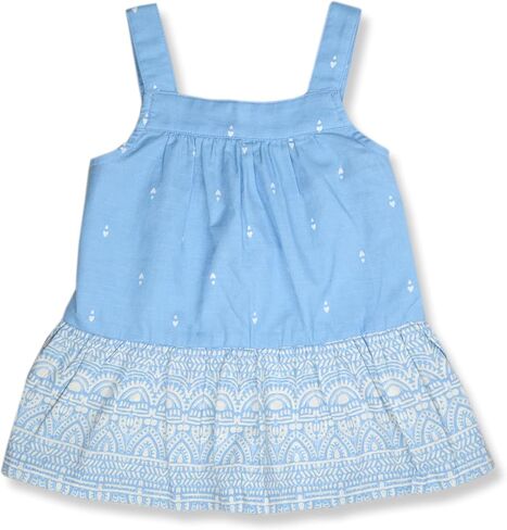 OSHKOSH B'GOSH Kids Toddlers Girls Heart Drop Ikat Print Tank Top Blouse, in Saudi Arabia