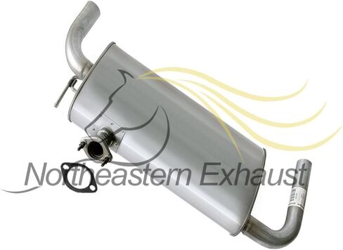 Northeastern Exhaust | Stainless Steel Resonator & Muffler Exhaust System Kit Compatible for Nissan Murano 2009-2014 3.5L | Free Gaskets and Clamp Included | Automotive Replacement Part in Saudi Arabia