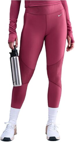 Nike Womens Pro Dri-fit Warm Sculpt High-Rise Grid Graphic Tights in Saudi Arabia