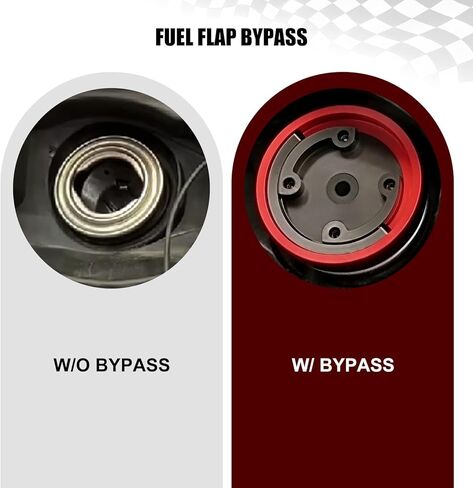 RYANSTAR RACING Universal Gas Cap Adapter for EVAP Smoke Machine Leak Test Fuel Cap Bypass Cylinder Included Leak-Proof Design for Accurate EVAP System Testing in Saudi Arabia