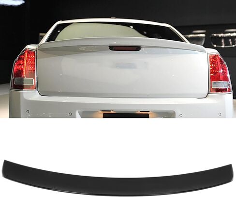 Rear Spoiler Wing Compatible with 2005-2010 for Chrysler 300 Rear Trunk Spoiler Wing ABS Glossy Black in Kuwait