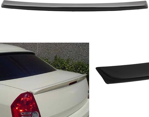 Rear Spoiler Wing Compatible with 2005-2010 for Chrysler 300 Rear Trunk Spoiler Wing ABS Glossy Black in Kuwait
