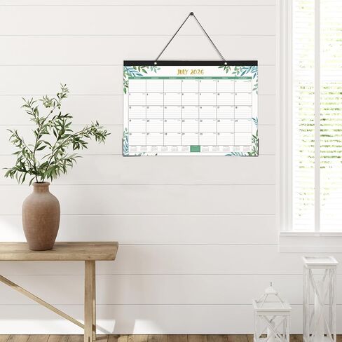 2026 Desk Calendar, 12 Months Calendar from January to December, 17" x 12", Desk Calendars 2026 Large Ruled Blocks for Planning in Saudi Arabia