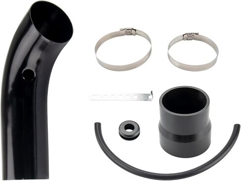 KAX 3" Universal Cold Air Intake Kit System Fit for Mazda Civic, CR-V, Accord, Odyssey, Pilot, Sonata, 3, F150, RX350, Camry, Corolla, Santa Fe, MDX, Fit, Altima, Accent, High Performance, Black in Saudi Arabia