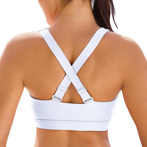 Vorcy High Impact Sports Bras Criss Cross Back Sports Bras Adjustable Sports Bras High Support Bras Workout Bra Yoga Bra in Saudi Arabia