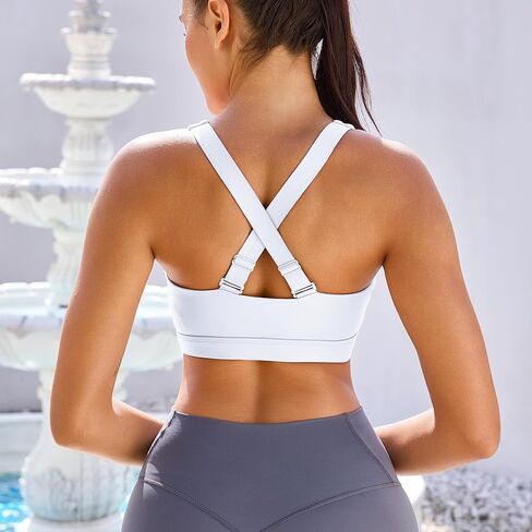 Vorcy High Impact Sports Bras Criss Cross Back Sports Bras Adjustable Sports Bras High Support Bras Workout Bra Yoga Bra in Saudi Arabia