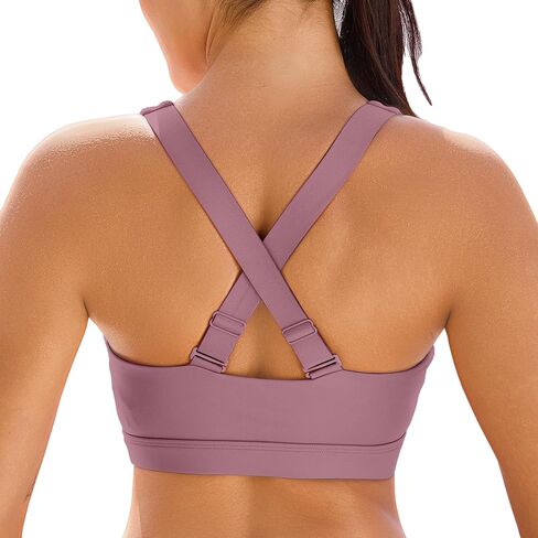 Vorcy High Impact Sports Bras Criss Cross Back Sports Bras Adjustable Sports Bras High Support Bras Workout Bra Yoga Bra in Saudi Arabia