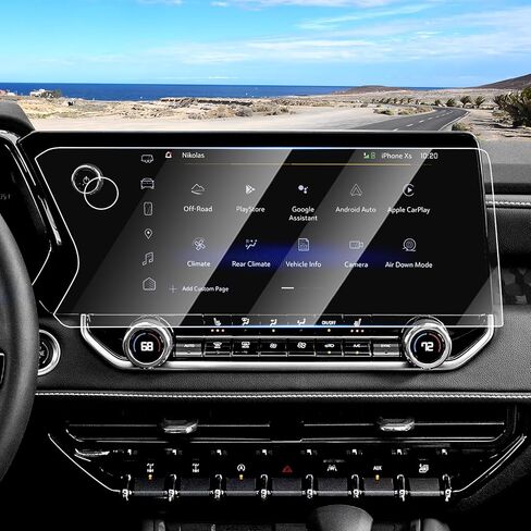 2PCS Screen Protector for 2023-2025 Toyota RAV4 Accessories, 10.5 Inch Navigation Screen Tempered Glass Touchscreen Protector Navigation Screen Cover Protective Film in Saudi Arabia