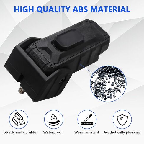 Hood Latch Lock Catch for 2026 2025 2024 2023 2022 2021 2020 2019 2018 Jeep Wrangler JL 4XE Gladiator JT 2Door 4Door Exterior Accessories, Eliminate Hood Flutter, Black Blade Model, 2Pcs in Saudi Arabia