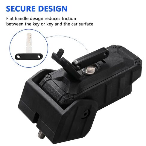 Hood Latch Lock Catch for 2026 2025 2024 2023 2022 2021 2020 2019 2018 Jeep Wrangler JL 4XE Gladiator JT 2Door 4Door Exterior Accessories, Eliminate Hood Flutter, Black Blade Model, 2Pcs in Saudi Arabia