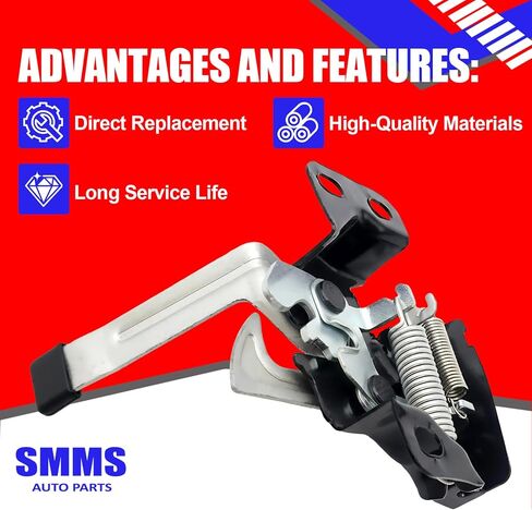 SMMS Hood Latch for Honda Civic DX EX GX Hybrid HX LX Value Package Coupe Sedan 2004-2005 OE: 74120S5AA21 HO1234115 in Saudi Arabia