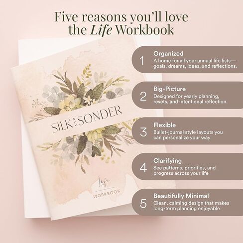 مصنف الحياة، مخطط الرعاية الذاتية للأهداف، مخطط الأهداف السنوي 2026، المخططون للنساء والرجال، أفضل مخططي الأهداف، لوحة الرؤية، قائمة الجرافة، صفحات مجلة فارغة، سيلك آند سوندر in Kuwait