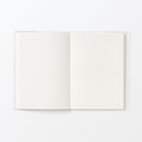 MUJI 84925337 Undated Schedule Notebook, Monthly, Daily, A6, Monthly, 12 Months, 366 Days Daily in Saudi Arabia