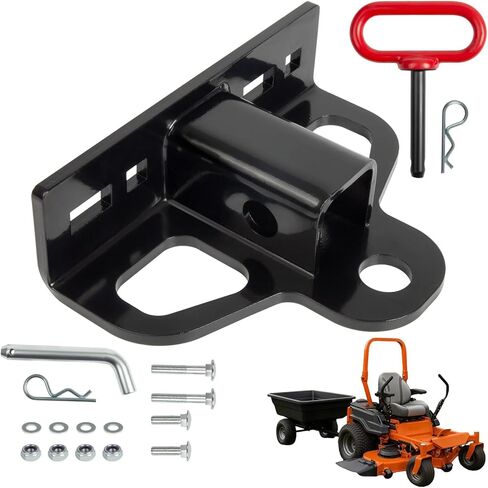 وصلة جزازة عالمية بدون دوران مع دبوس ربط مغناطيسي، متوافقة مع فيريس، جون ديري، هوسكفارنا، كاب كاديت، آرينز، تورو، كرافتسمان، باد بوي، تناسب جهاز استقبال 1-1/4 بوصة وفتحات تثبيت 2.5 بوصة - 5 بوصة in Kuwait