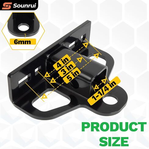 وصلة جزازة عالمية بدون دوران مع دبوس ربط مغناطيسي، متوافقة مع فيريس، جون ديري، هوسكفارنا، كاب كاديت، آرينز، تورو، كرافتسمان، باد بوي، تناسب جهاز استقبال 1-1/4 بوصة وفتحات تثبيت 2.5 بوصة - 5 بوصة in Kuwait