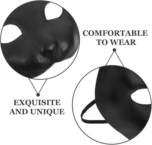 Ciieeo Funny Panther Mask Half Face Animal Mask for Women Men Masquerade Party Carnival in Saudi Arabia