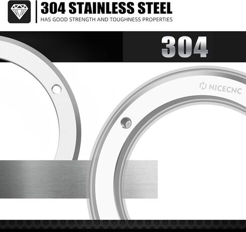 NICECNC Sliver 9 oz Flywheel Weight 9 Ounce Compatible with KTM 250 SX 2023-2024 250/300 XC 300 SX 2024 Flywheel Weighing 9 Ounces Compatible with Husqvarna TC250 TX300 2023-2024 See Fitment in Saudi Arabia
