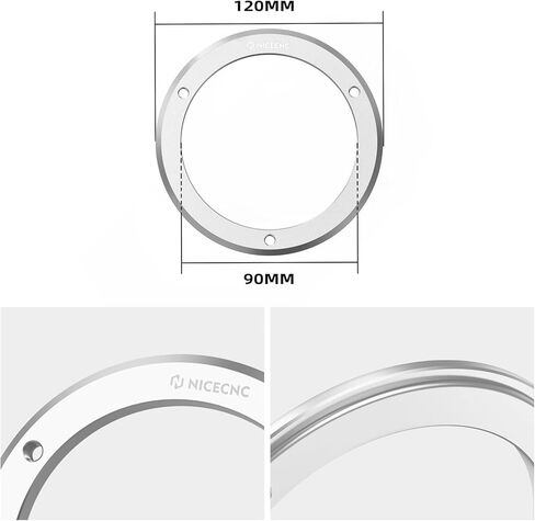 NICECNC Sliver 9 oz Flywheel Weight 9 Ounce Compatible with KTM 250 SX 2023-2024 250/300 XC 300 SX 2024 Flywheel Weighing 9 Ounces Compatible with Husqvarna TC250 TX300 2023-2024 See Fitment in Saudi Arabia