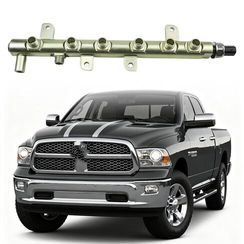 5295117 Fuel Rail with Sensor Replacement for 0445226126 Fit for Dodge Ram 6.7L with Cummins Diesel 2013 2014 2015 2016 2017 2018 in Saudi Arabia