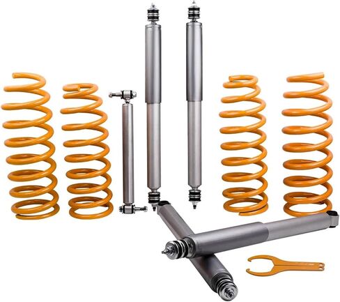 2" 50mm Suspension Shocks Coil Springs Lift Kit Compatible For Toyota Landcruiser 80 105 Series in Saudi Arabia