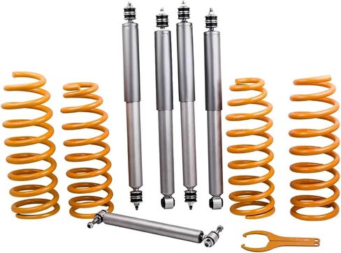 2" 50mm Suspension Shocks Coil Springs Lift Kit Compatible For Toyota Landcruiser 80 105 Series in Saudi Arabia