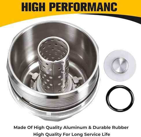 Oil Filter Housing Cap for Toyota, Lexus, 2006-2019 RAV4, 2007-2019 Camry, 2016-2019 Tacoma, 2007-2019 Tundra, 2010-2019 4Runner, 2008-2019 Highlander, 2006-2019 Sienna, 15620-31060, 15643-31050 in Saudi Arabia