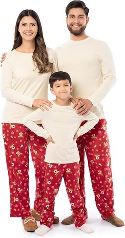 Fruit of the Loom Men Matching Holiday Family Sleep Pajama Set for Women, Men, and Kids in Saudi Arabia