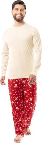 Fruit of the Loom Men Matching Holiday Family Sleep Pajama Set for Women, Men, and Kids in Saudi Arabia